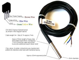 1WT_8SSP_3_RGD_3m_3w: Heavy Duty 1-Wire Temperature sensor rated for Automotive use.