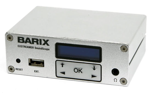 Barix Exstreamer SoundScape Player: Managed IP network audio decoder with microSD storage, display and keypad