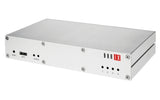 Barix Exstreamer-1000:  IP-Audio Encoder/Decoder with digital AES/EBU and XLR stereo inputs and outputs.