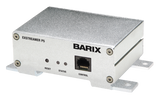 Barix Exstreamer-P5:  POE Enabled IP-Audio Decoder with built-in amplifier.