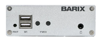 Barix Instreamer-ICE: IP-Audio Encoder with AAC+ and built-in Icecast Server.